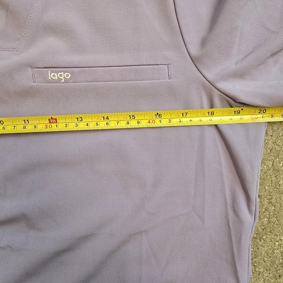 Lago Scrubs One Pocket Top Drawstring M - Picture 6 of 13